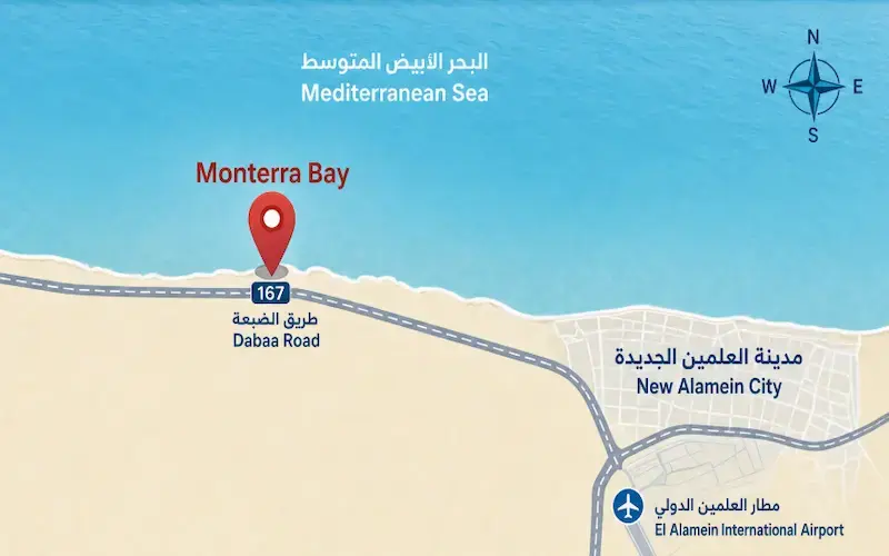 موقع Monterra Bay على الساحل الشمالي